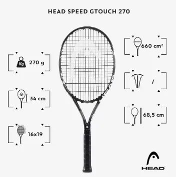 10 Mejores Raquetas De Tenis Head Speed Gtouch 270