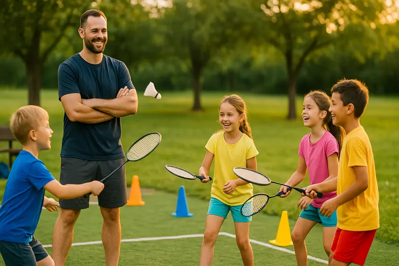 Badminton Para Niños Entrenador