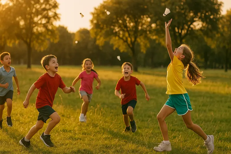 Badminton Para Niños Manos