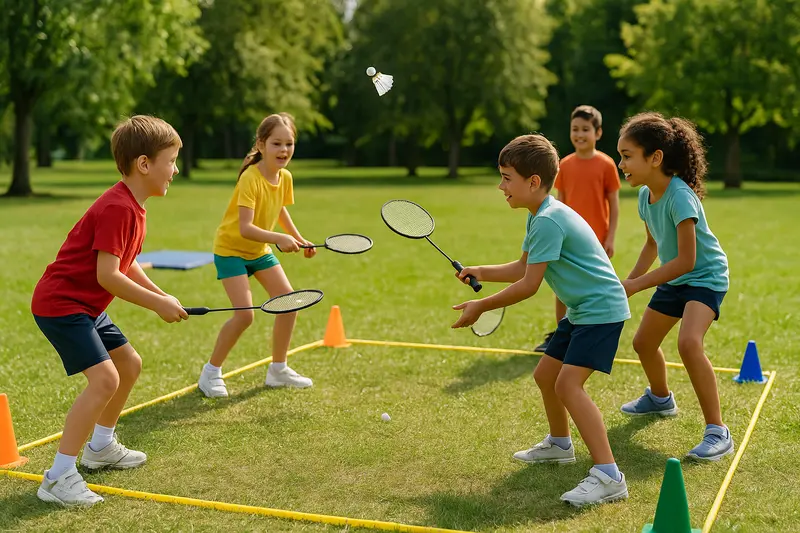 Badminton Para Niños Rectangulo
