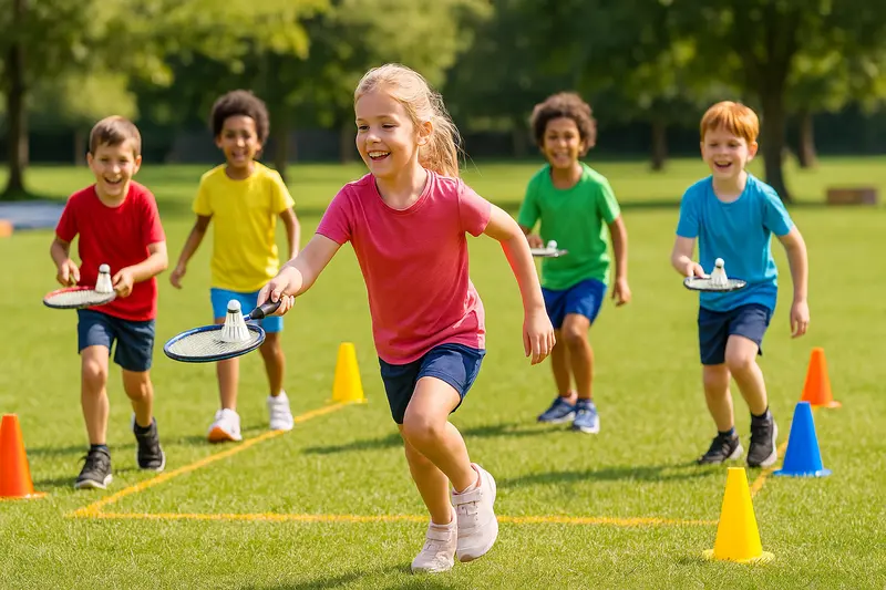 Badminton Para Niños Relevos