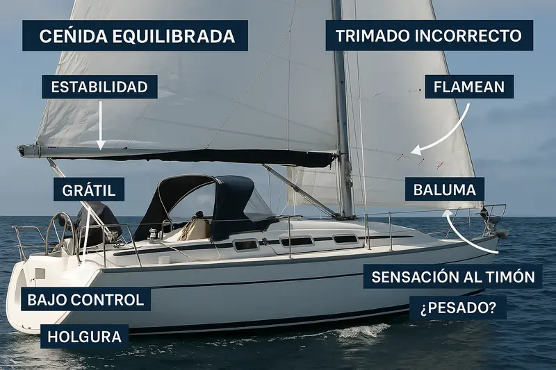 Como Ajustar Las Velas Para Maximizar La Velocidad Indicaciones