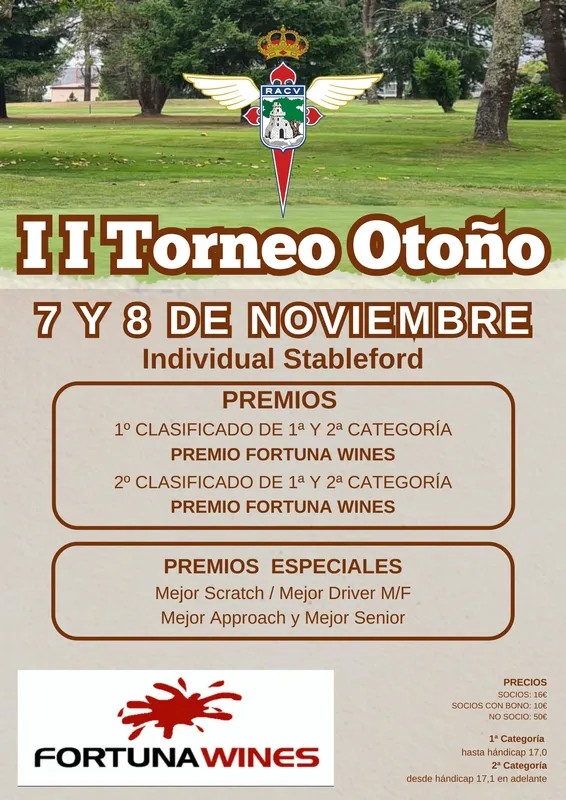 Ii Torneo De Otoño En Aeroclub Vigo Golf