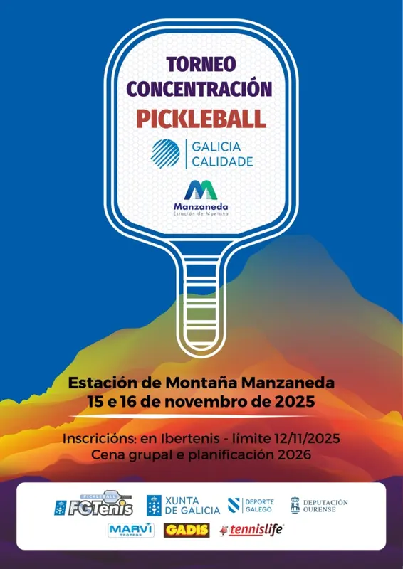 Torneo Concentracion Pickleball Galicia Calidade 2025