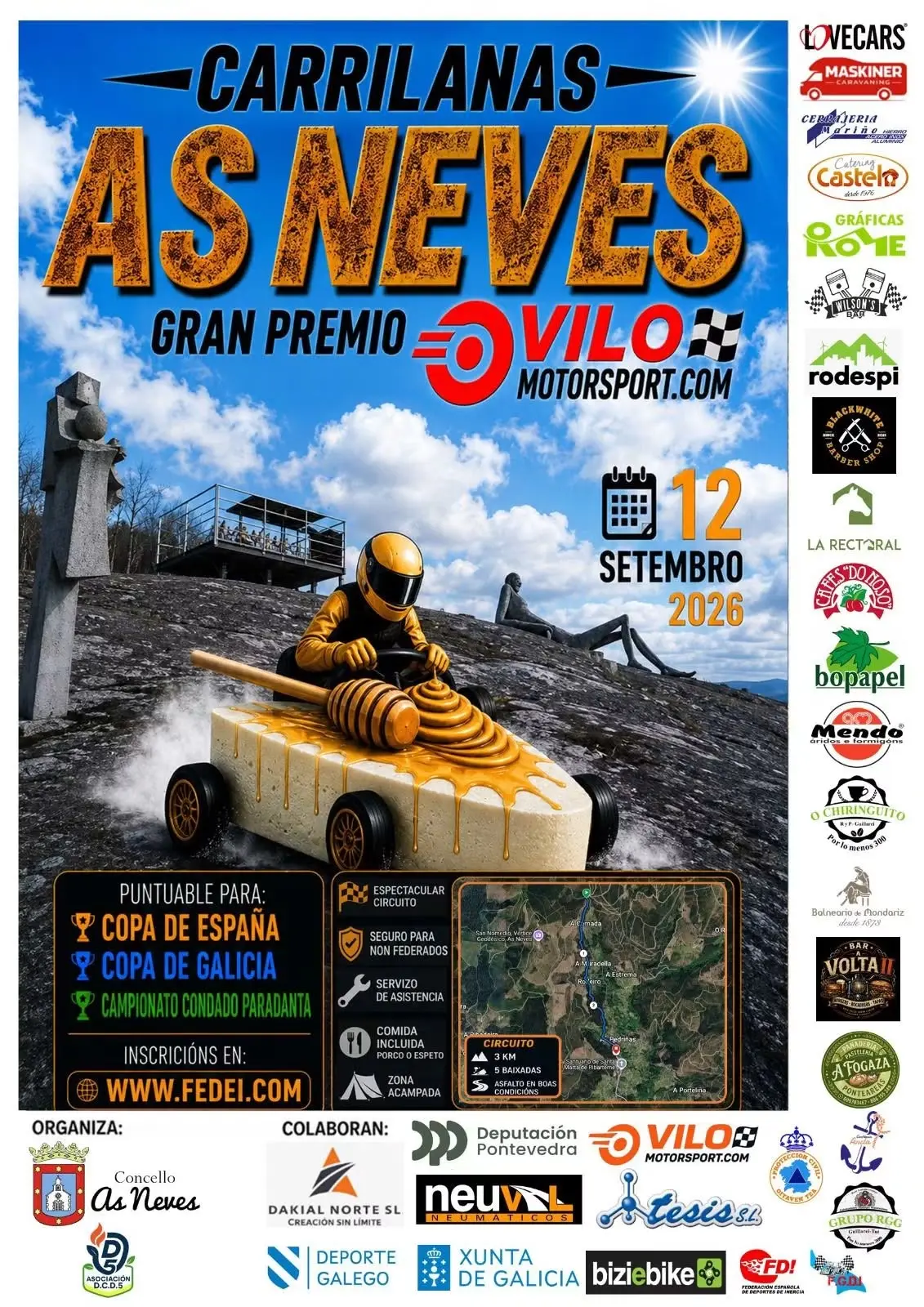 Cartel Carrillanas As Neves 2026